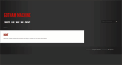 Desktop Screenshot of gothammachine.com