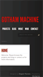 Mobile Screenshot of gothammachine.com